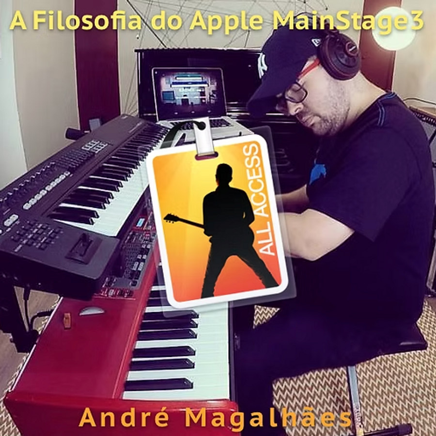 Capa do curso A filosofia do Apple MainStage 3